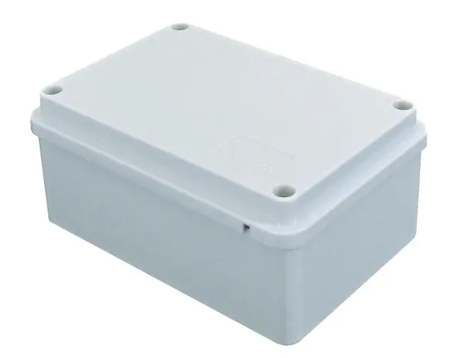 IP56 PVC Junction Box, Plain Sides with Stainless Steel Screws