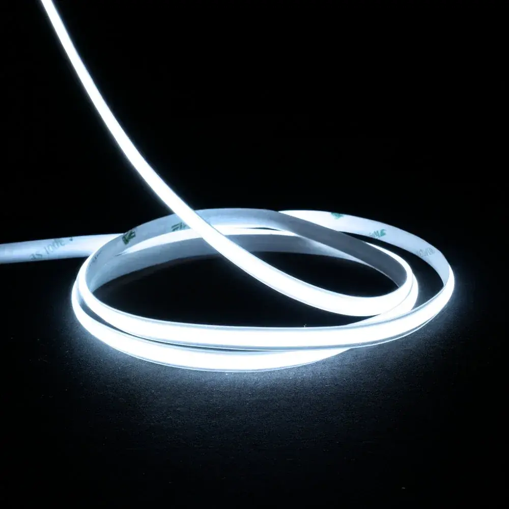Luxlite 24V 10W/M IP20 Cool White Cob Led Strip 4000K  (Cut Length Sold By The Metre) 