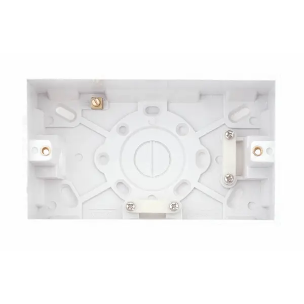 Selectric Square Edged  Gang Surface Pattress Box – 47mm Deep