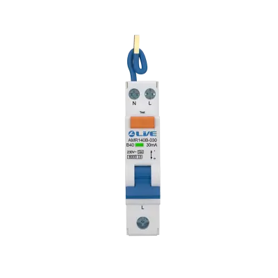 Single Module - Double Pole 40A B Curve 30mA Type A mini RCBO 