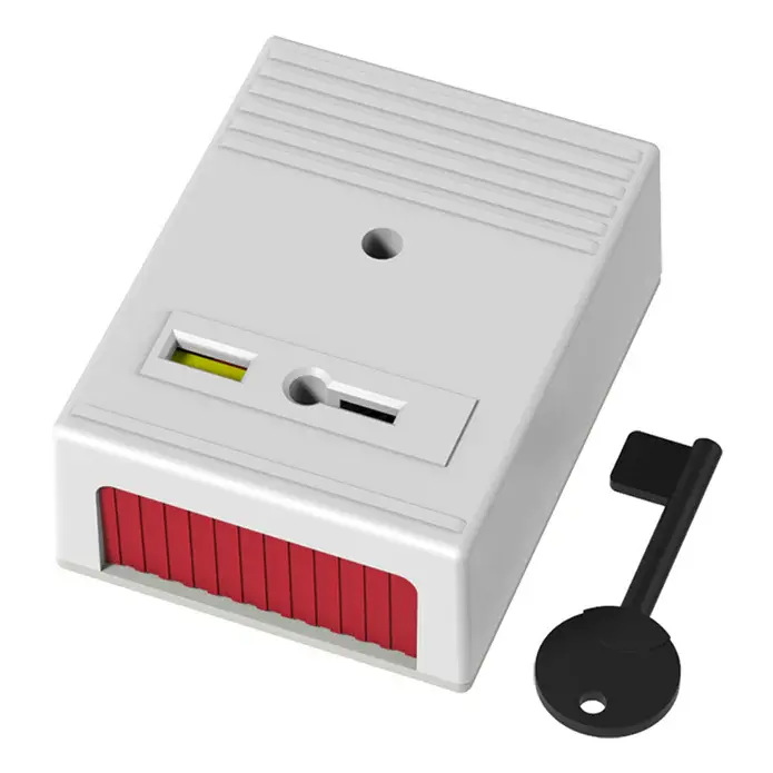 Top Push Panic Button - White
