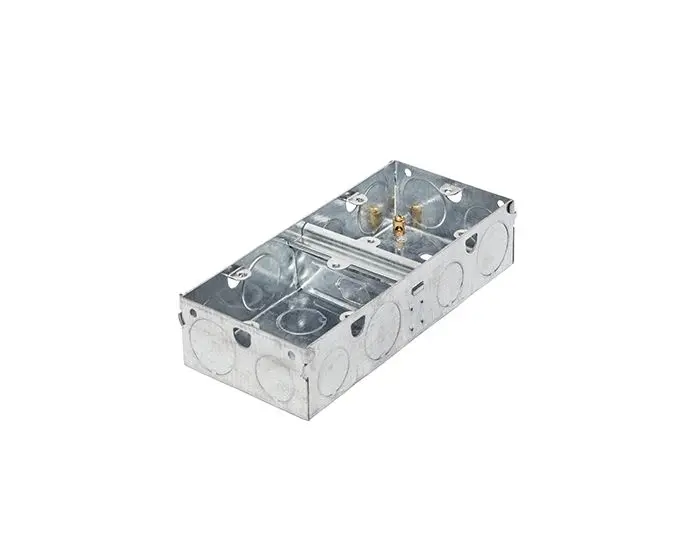 Switch &amp; socket box Steel Dual 35mm
