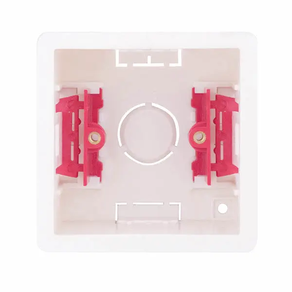 Selectric Square Edged 1 Gang Dry Lining Box – 47mm Deep – Flush Mount