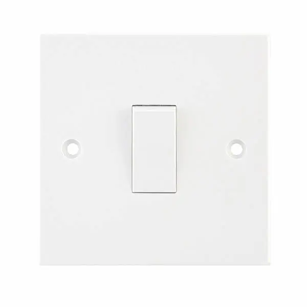Selectric Square Edged 10 Amp Intermediate Plate Switch – 1 Gang – X-Rated