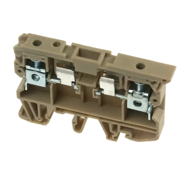 Screw clamp fuse Terminal 6MM, 300V, 6.3A BEIGE
		 