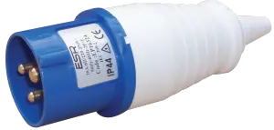 ESR 32a 240V 3 Pin (2P+E) BlueIndustrial Plug  IP44