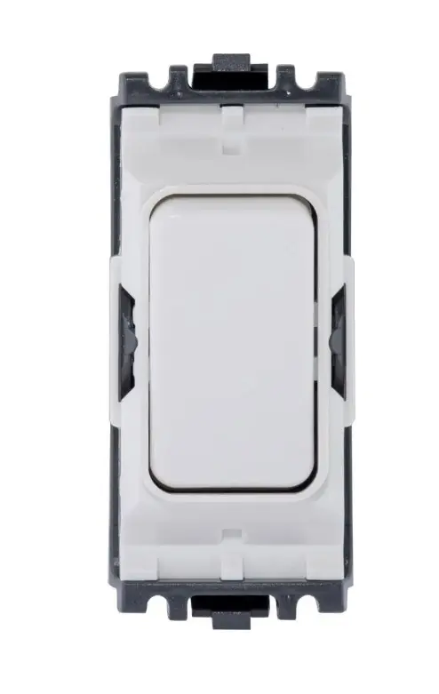MK Grid Plus K4882WHI 10A SP Grid Switch 2 Way White.