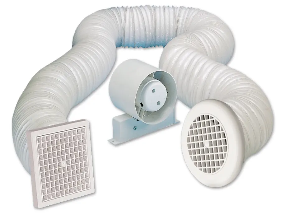 In-Line 100mm Duct Fan Kit Standard 100mm