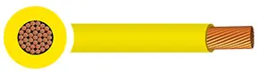 Tri-rated Cable Single Core 2.50mm² Yellow PVC (Cut Length Sold By The Metre)  