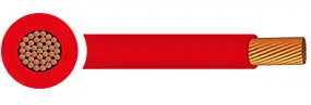 Tri-rated Cable Single Core 6.00mm² Red PVC (Cut Length Sold By The Metre)  